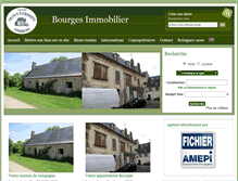Tablet Screenshot of bourges-immobilier.net
